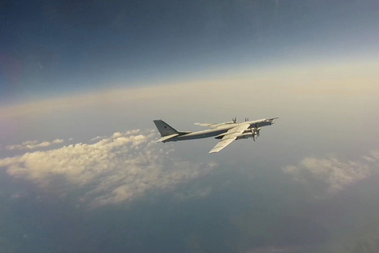 Стратегический бомбардировщик-ракетоносец Ту-95МС ВКС РФ
