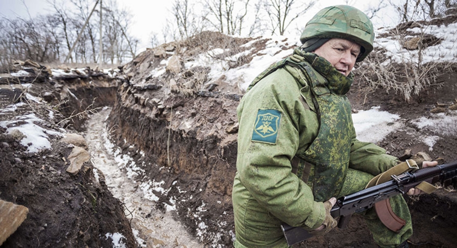 Боец Вооружённых сил ДНР