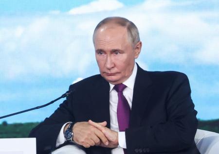 В Италии появился баннер с поздравлением Путину