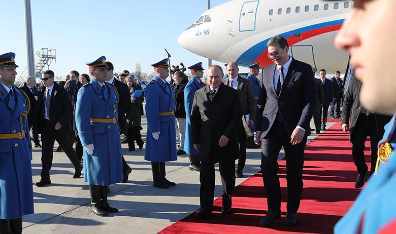 Владимир Путин и Александр Вучич