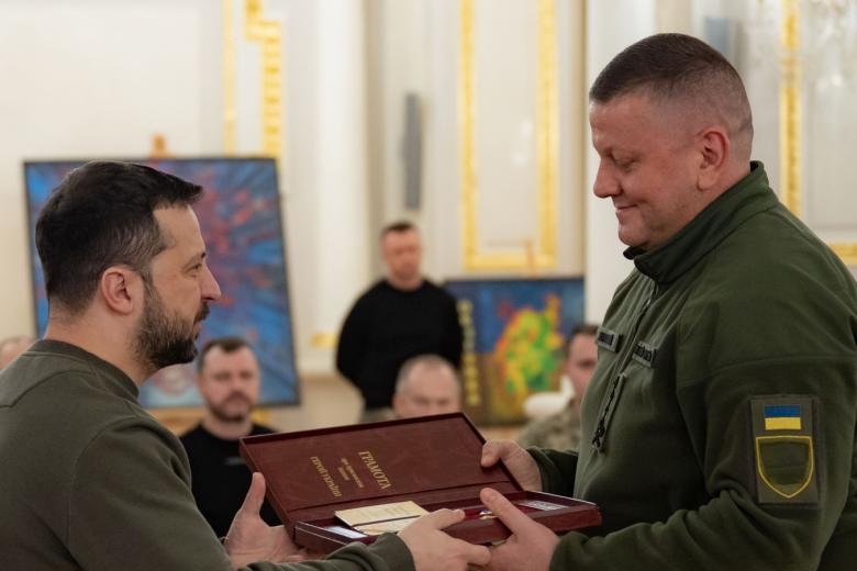 Владимир Зеленский с Валерием Залужным