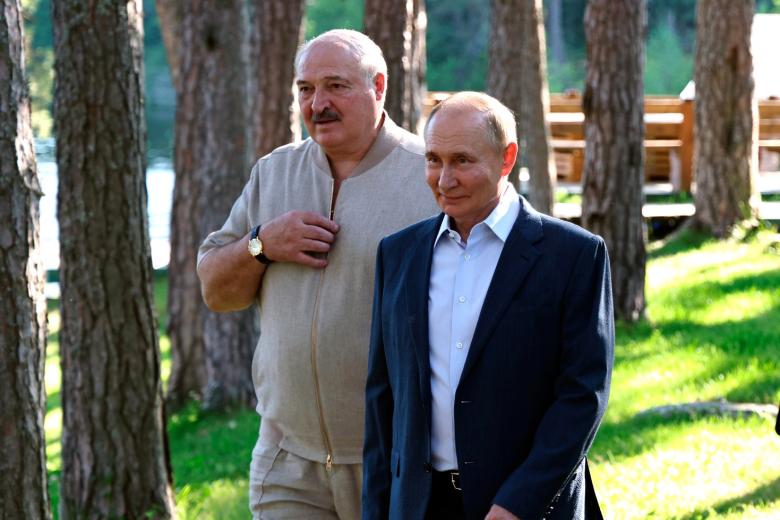 Александр Лукашенко и Владимир Путин