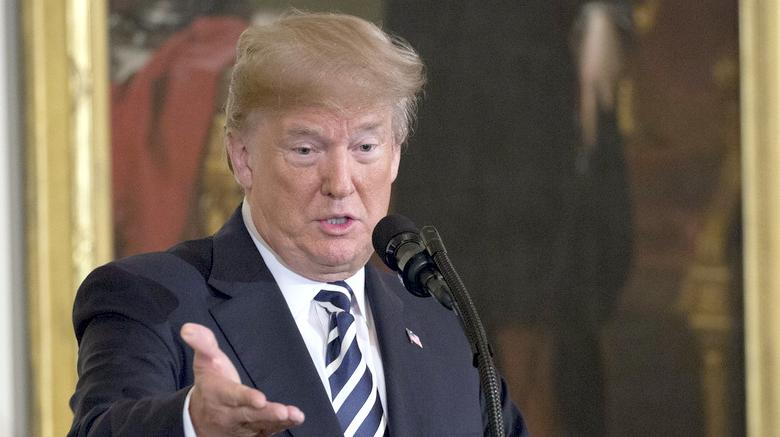 Американский лидер Дональд Трамп 