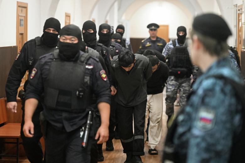 Фигуранты по делу о теракте в «Крокус Сити Холле» в Басманном суде Москвы