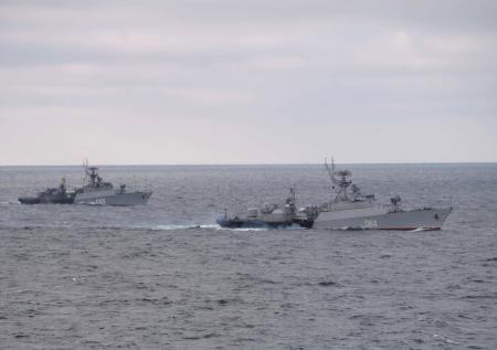 Корабли Северного флота развернули в Баренцевом море