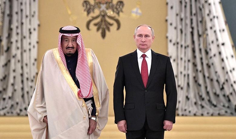Владимир Путин и Салман ибн Абдул-Азиз