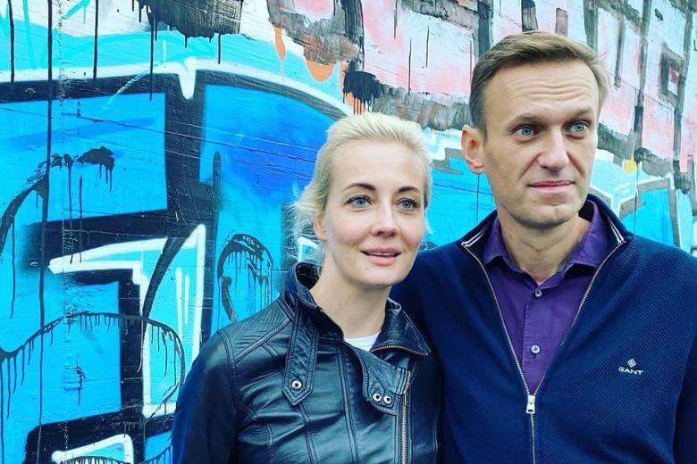 Юлия и Алексей Навальные
