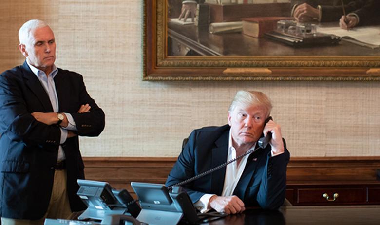 Майкл Пенс и Дональд Трамп