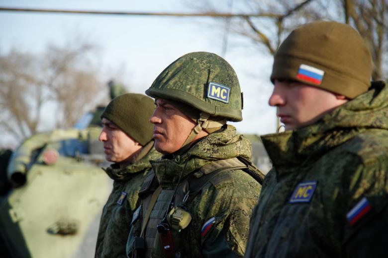 Миротворцы ВС РФ, Молдавии на КПП в Приднестровье