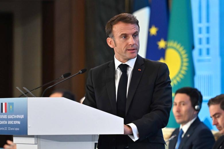 Визит президента Франции Эмманюэля Макрона в Казахстан