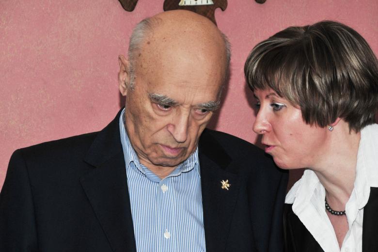 Владимир Этуш и его жена Елена, 2008 год