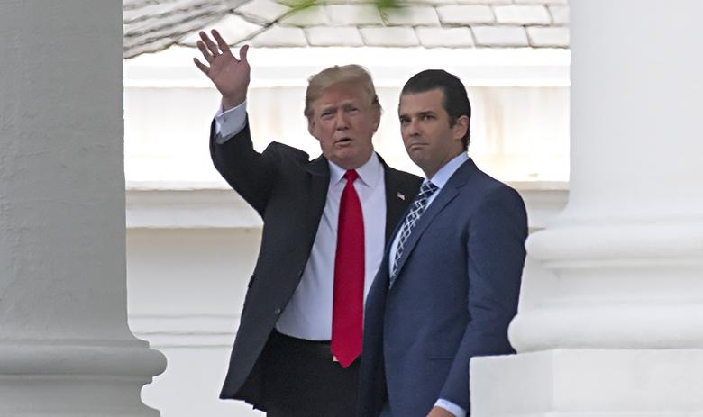 Президент США Дональд Трамп и Эрик Трамп