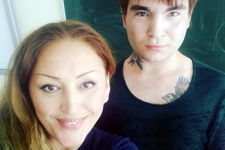 Айсылу Чижевская с мужем Даниилом