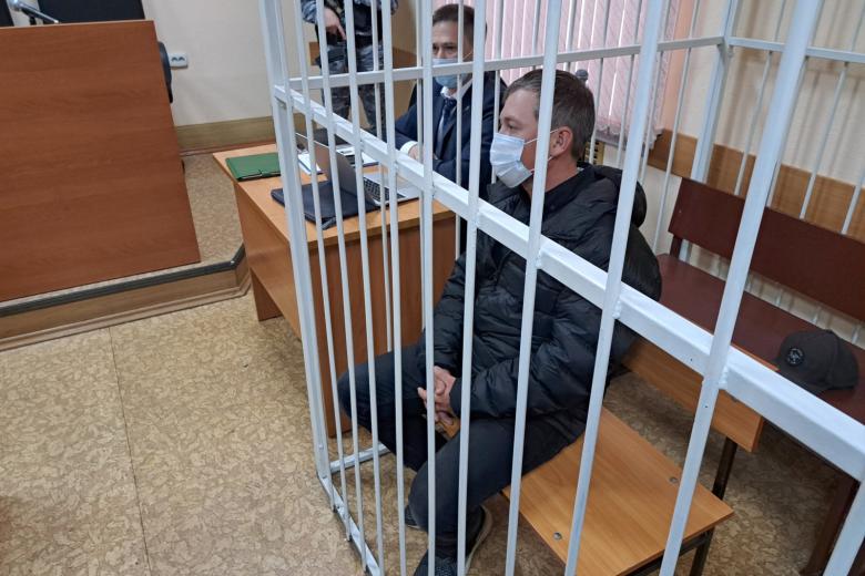 Новосибирск. Директор туристической компании «Экстрим тайм» Андрей Степанов во время избрания меры пресечения в Кировском районном суде