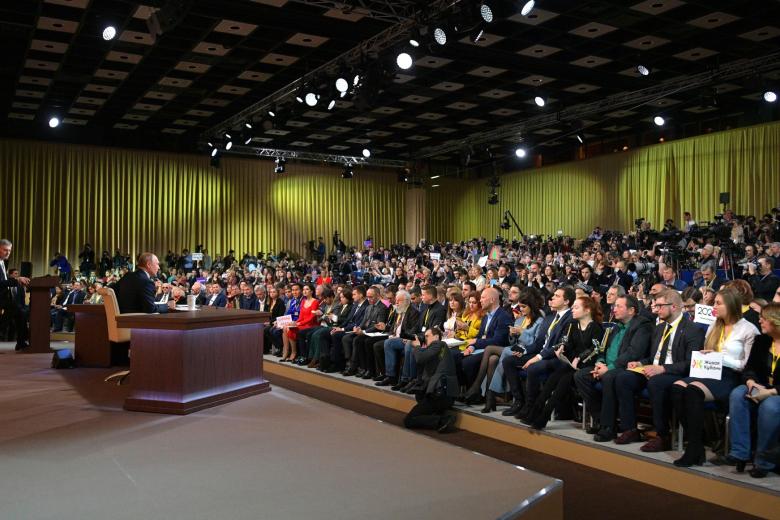 Большая пресс-конференция Владимира Путина