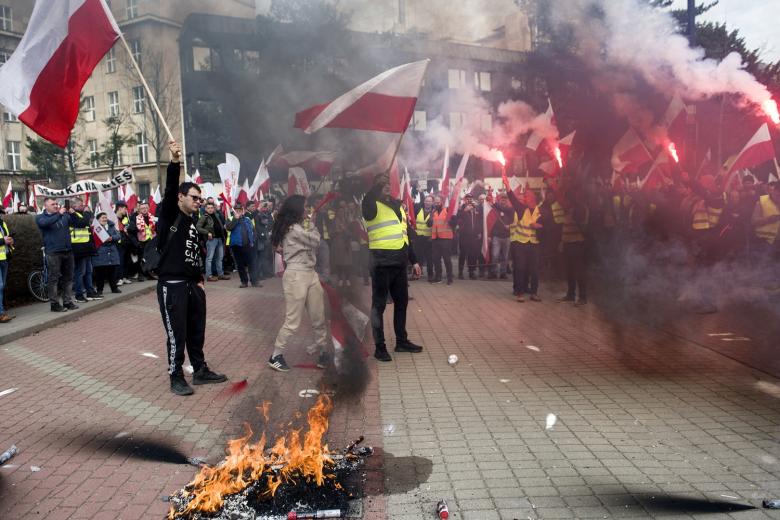 Фермерские протесты в Польше