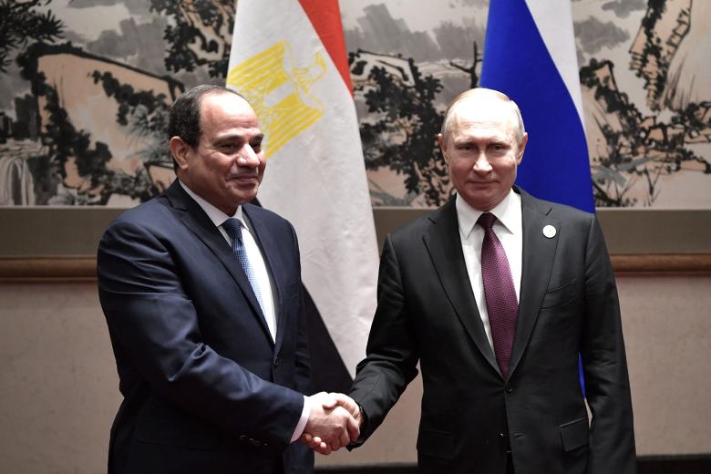 Абдель Фаттах ас-Сиси и Владимир Путин