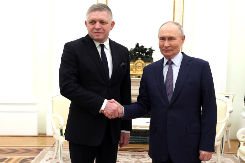 Владимир Путин и Роберт Фицо