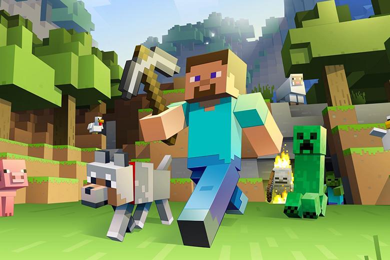 Кадр из игры Minecraft