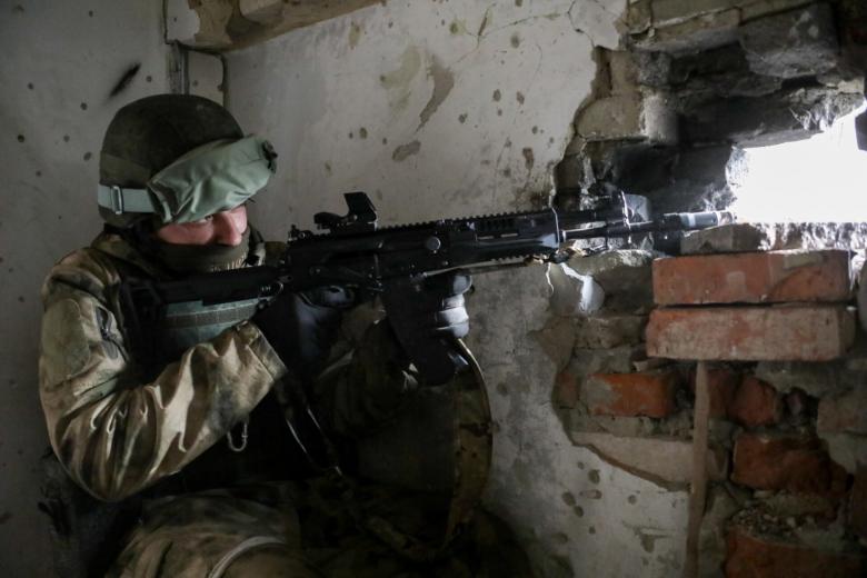 Военнослужащий в зоне проведения специальной военной операции