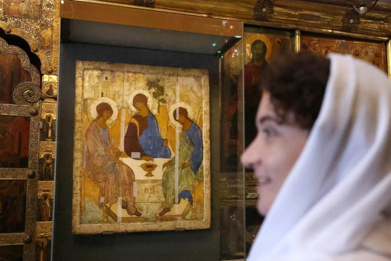 Икона «Троица» Андрея Рублева