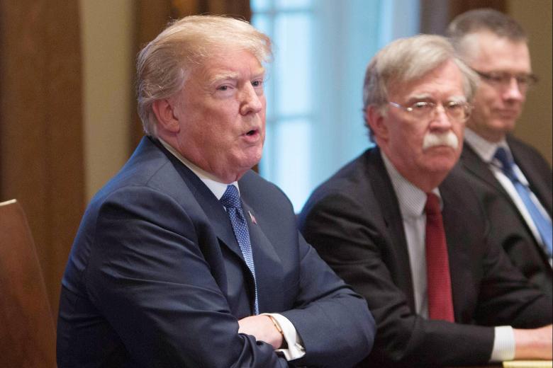 Дональд Трамп и Джон Болтон