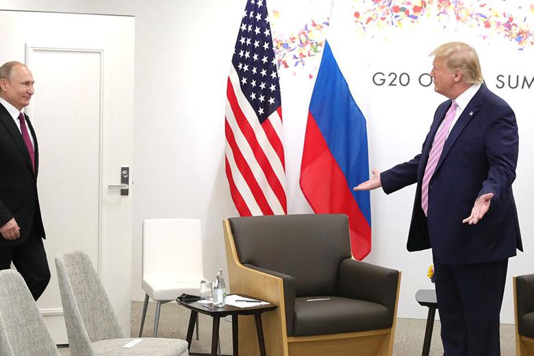 Владимир Путин и Дональд Трамп
