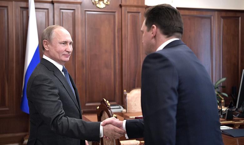 Президент РФ Владимир Путин и Николай Подгузов