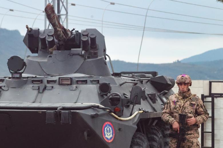 Азербайджан. Шушинский район. Военнослужащий Азербайджана