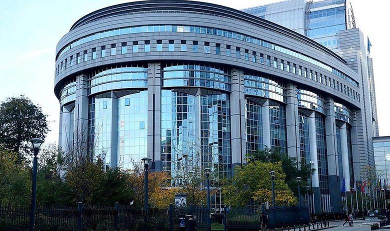 Здание Европарламента в Брюсселе