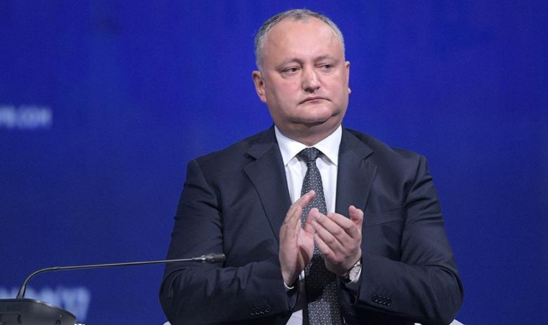 Временно отстранённый президент Республики Молдова Игорь Додон