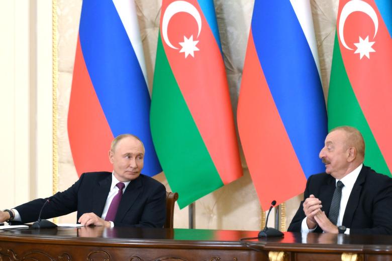 Владимир Путин и Ильхам Алиев