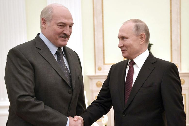 Александр Лукашенко и Владимир Путин
