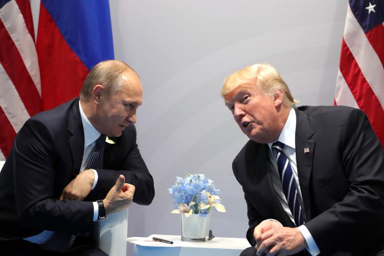 Владимир Путин и Дональд Трамп
