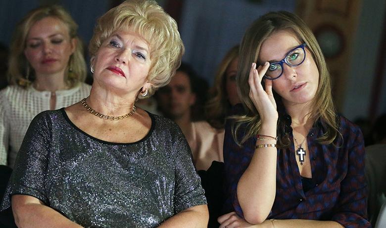 Людмила Нарусова и Ксения Собчак