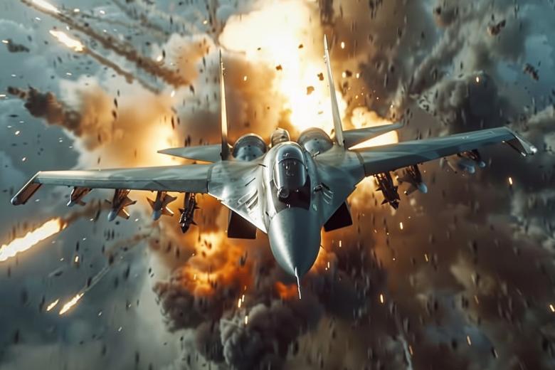 СУ-34 в представлении ИИ