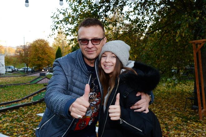 Рома Жуков с дочерью Полиной
