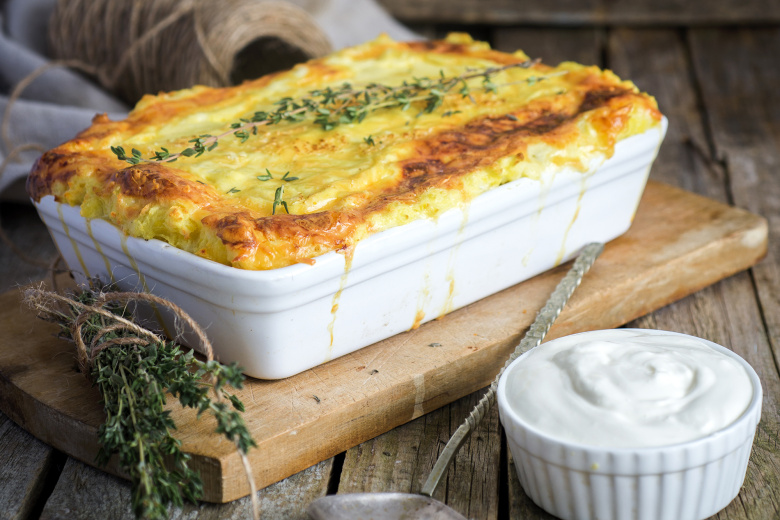 Мясо по-французски с сыром