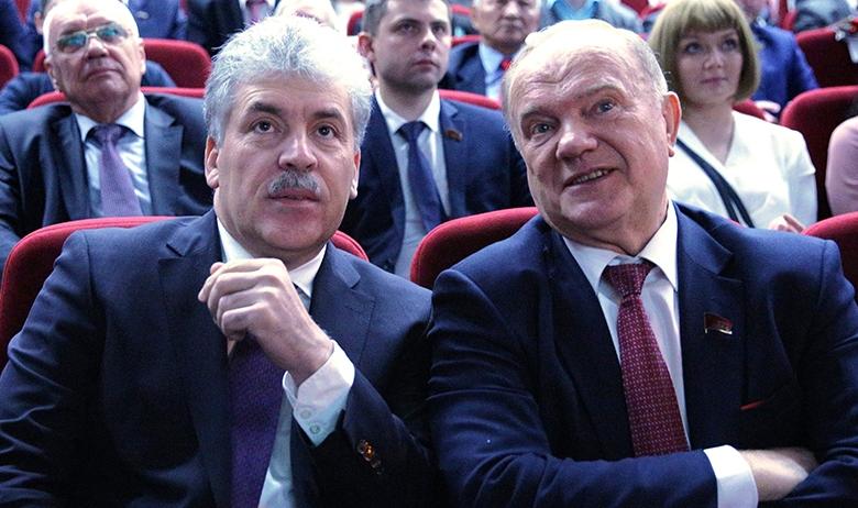 Павел Грудинин и Геннадий Зюганов