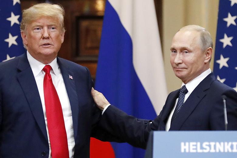 Дональд Трамп и Вадимир Путин