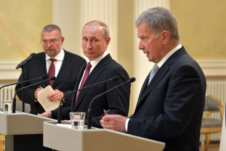 Владимир Путин и Саули Ниинистё