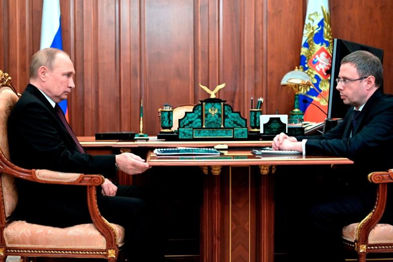 Владимир Путин и Максим Шаскольский