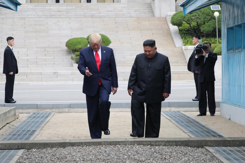 Дональд Трамп и Ким Чен Ын