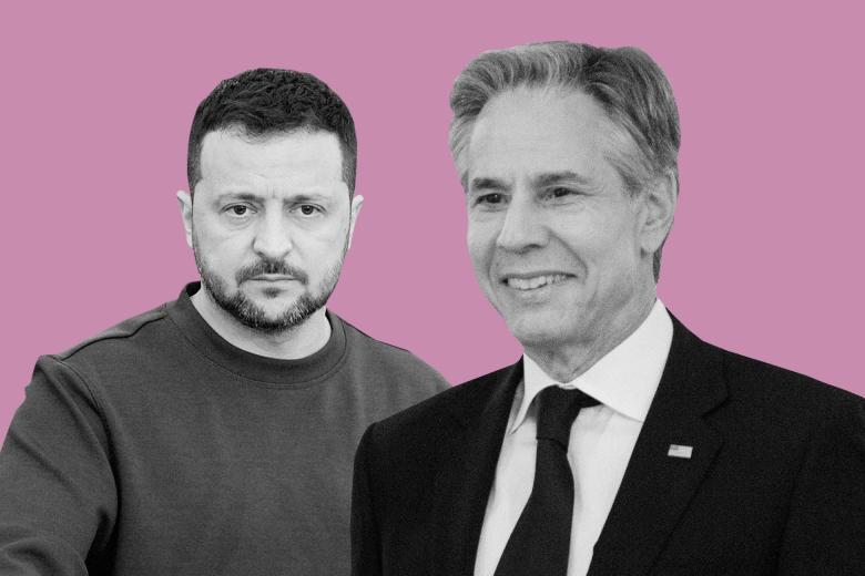 Владимир Зеленский и Энтони Блинкен