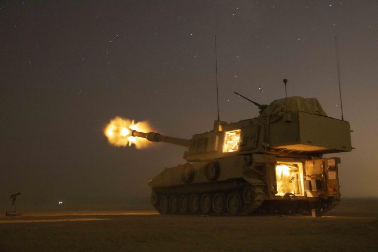Американская самоходная артиллерийская установка M109 Paladin