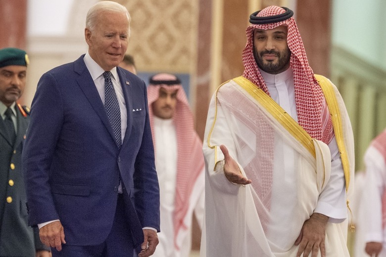 Президент США Джо Байден и наследный принц Саудовской Аравии Мухаммед ибн Салман Аль Сауд