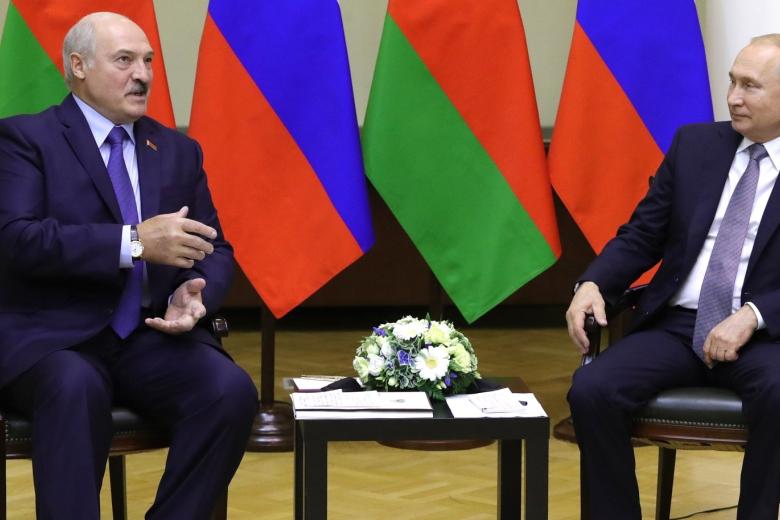Александр Лукашенко и Владимир Путин