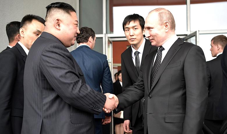 Ким Чен Ын и Владимир Путин