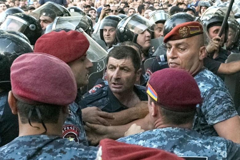 Акция протеста в Ереване
