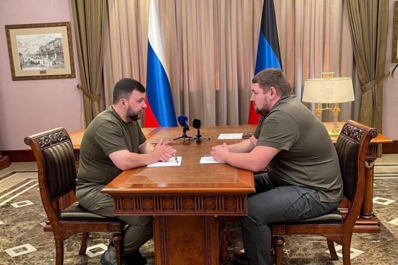 Денис Пушилин и Владимир Бандура 